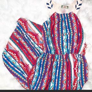 XS Tribal print maxi dress